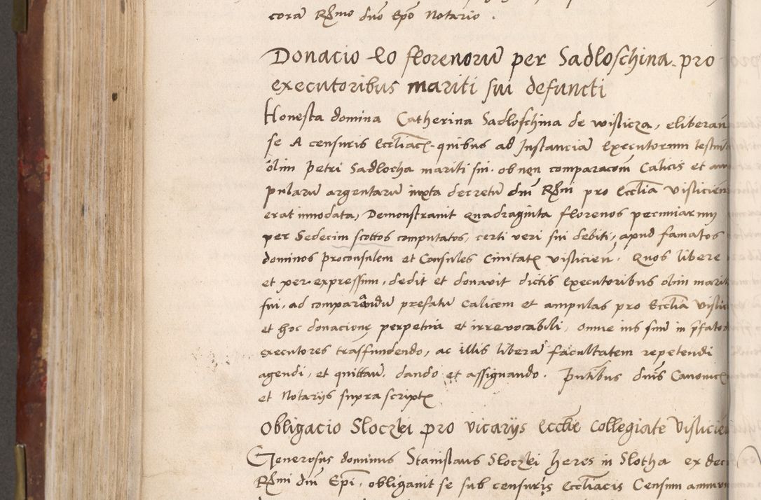 Zdjęcie nr 500 dla obiektu archiwalnego: Volumen I-um actorum coram R. D. Petro Tomicki, episcopo Cracoviensi et Regni Poloniae Vicecancellario, annoru 1524 a mense Aprili, 1525, 1526, 1527, 1528 et 1529 inclusive, quoeum indicem ad finem eiusdem voluminis videre licet.