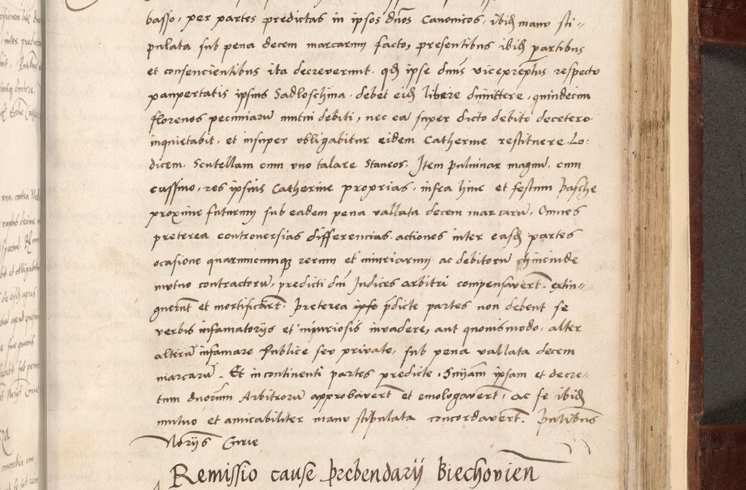 Zdjęcie nr 497 dla obiektu archiwalnego: Volumen I-um actorum coram R. D. Petro Tomicki, episcopo Cracoviensi et Regni Poloniae Vicecancellario, annoru 1524 a mense Aprili, 1525, 1526, 1527, 1528 et 1529 inclusive, quoeum indicem ad finem eiusdem voluminis videre licet.