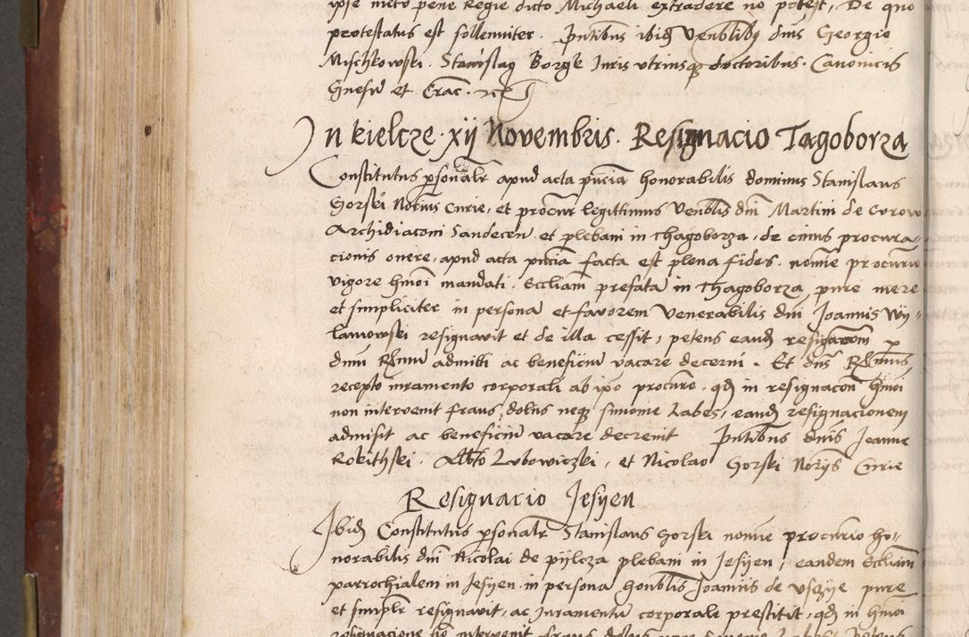 Zdjęcie nr 490 dla obiektu archiwalnego: Volumen I-um actorum coram R. D. Petro Tomicki, episcopo Cracoviensi et Regni Poloniae Vicecancellario, annoru 1524 a mense Aprili, 1525, 1526, 1527, 1528 et 1529 inclusive, quoeum indicem ad finem eiusdem voluminis videre licet.