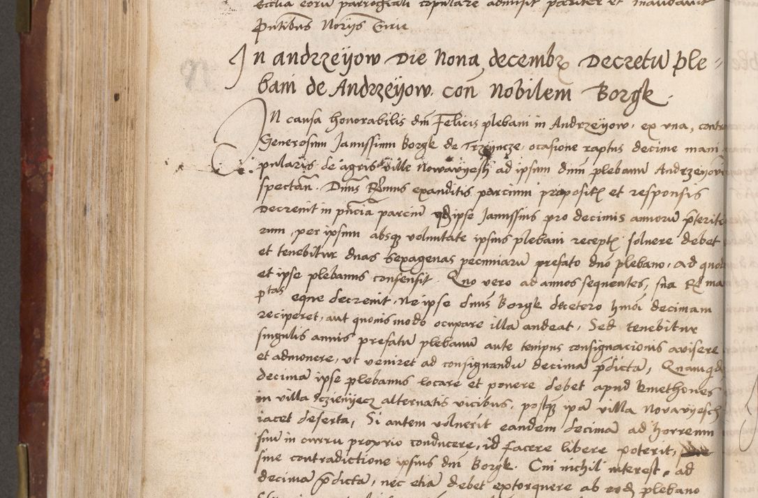 Zdjęcie nr 492 dla obiektu archiwalnego: Volumen I-um actorum coram R. D. Petro Tomicki, episcopo Cracoviensi et Regni Poloniae Vicecancellario, annoru 1524 a mense Aprili, 1525, 1526, 1527, 1528 et 1529 inclusive, quoeum indicem ad finem eiusdem voluminis videre licet.