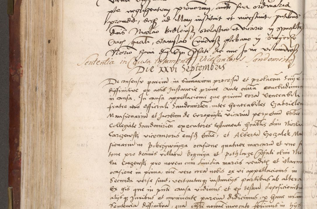 Zdjęcie nr 486 dla obiektu archiwalnego: Volumen I-um actorum coram R. D. Petro Tomicki, episcopo Cracoviensi et Regni Poloniae Vicecancellario, annoru 1524 a mense Aprili, 1525, 1526, 1527, 1528 et 1529 inclusive, quoeum indicem ad finem eiusdem voluminis videre licet.