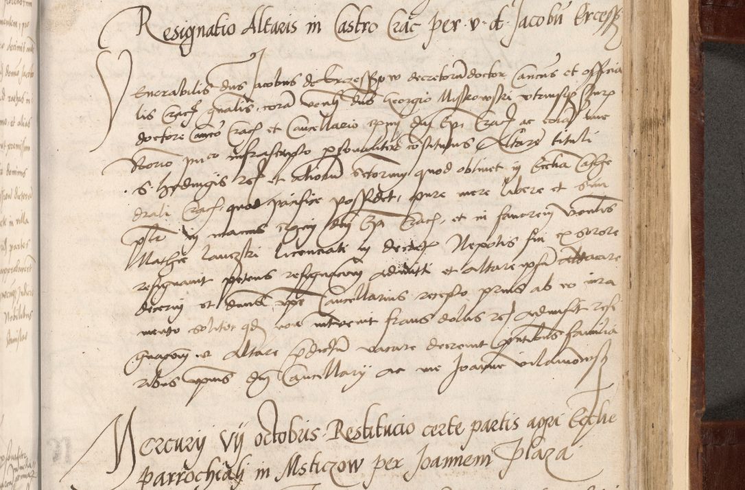 Zdjęcie nr 477 dla obiektu archiwalnego: Volumen I-um actorum coram R. D. Petro Tomicki, episcopo Cracoviensi et Regni Poloniae Vicecancellario, annoru 1524 a mense Aprili, 1525, 1526, 1527, 1528 et 1529 inclusive, quoeum indicem ad finem eiusdem voluminis videre licet.