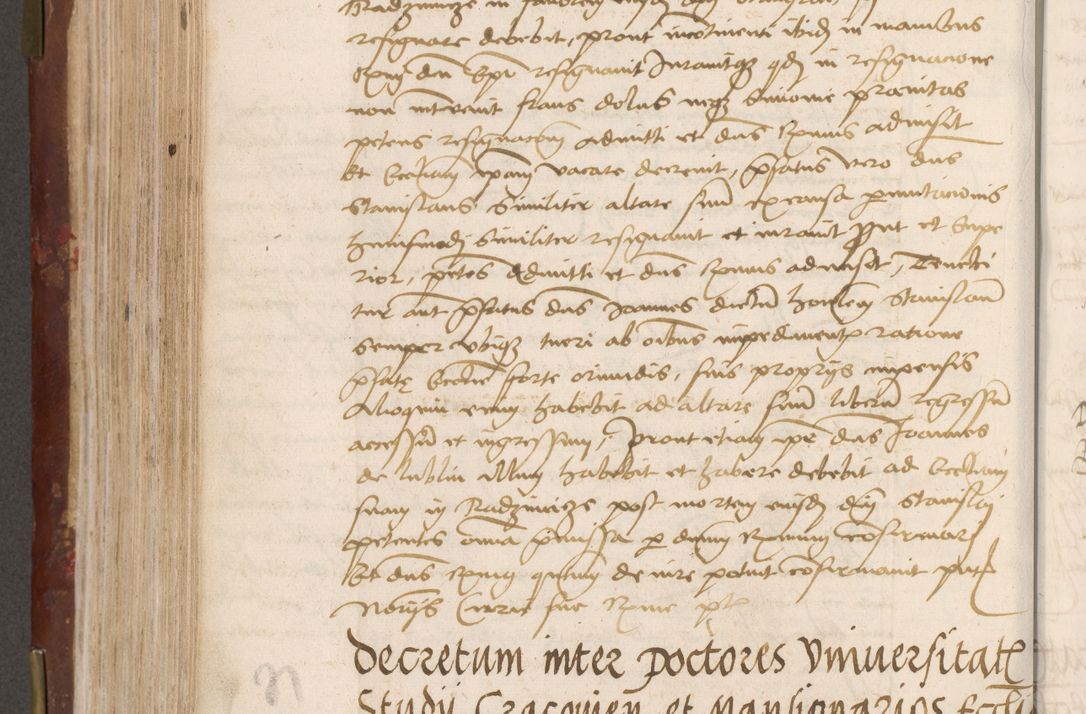 Zdjęcie nr 472 dla obiektu archiwalnego: Volumen I-um actorum coram R. D. Petro Tomicki, episcopo Cracoviensi et Regni Poloniae Vicecancellario, annoru 1524 a mense Aprili, 1525, 1526, 1527, 1528 et 1529 inclusive, quoeum indicem ad finem eiusdem voluminis videre licet.