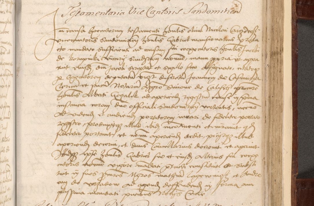 Zdjęcie nr 471 dla obiektu archiwalnego: Volumen I-um actorum coram R. D. Petro Tomicki, episcopo Cracoviensi et Regni Poloniae Vicecancellario, annoru 1524 a mense Aprili, 1525, 1526, 1527, 1528 et 1529 inclusive, quoeum indicem ad finem eiusdem voluminis videre licet.