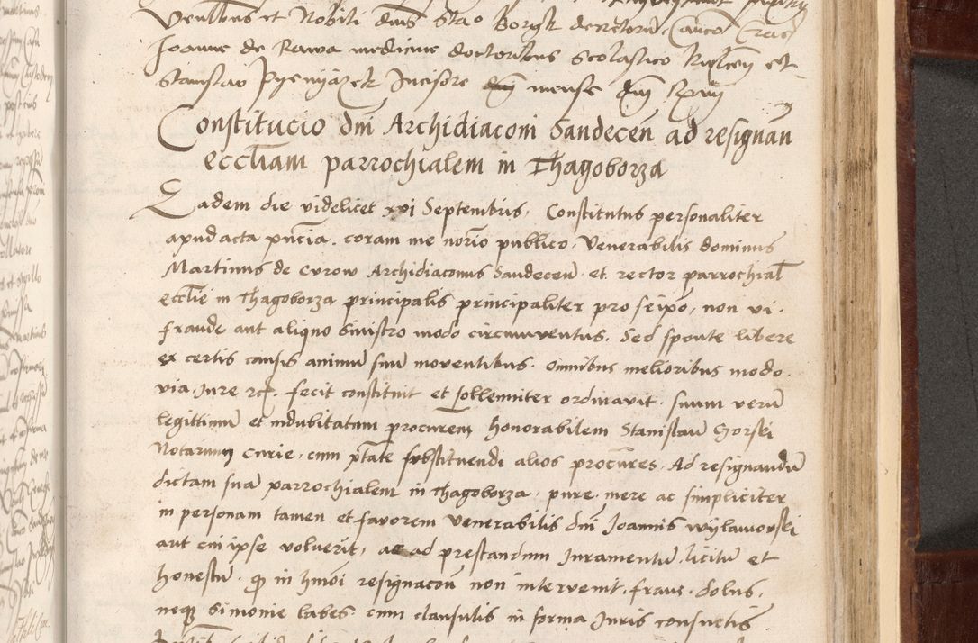 Zdjęcie nr 467 dla obiektu archiwalnego: Volumen I-um actorum coram R. D. Petro Tomicki, episcopo Cracoviensi et Regni Poloniae Vicecancellario, annoru 1524 a mense Aprili, 1525, 1526, 1527, 1528 et 1529 inclusive, quoeum indicem ad finem eiusdem voluminis videre licet.