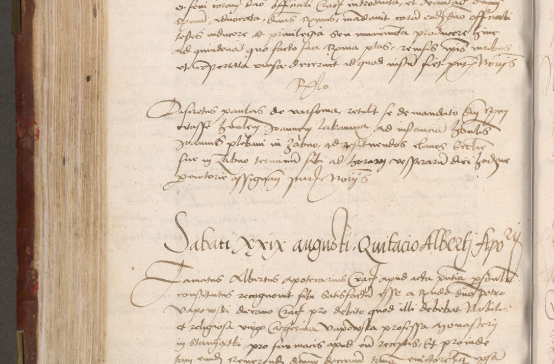 Zdjęcie nr 460 dla obiektu archiwalnego: Volumen I-um actorum coram R. D. Petro Tomicki, episcopo Cracoviensi et Regni Poloniae Vicecancellario, annoru 1524 a mense Aprili, 1525, 1526, 1527, 1528 et 1529 inclusive, quoeum indicem ad finem eiusdem voluminis videre licet.
