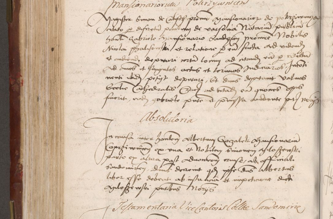 Zdjęcie nr 458 dla obiektu archiwalnego: Volumen I-um actorum coram R. D. Petro Tomicki, episcopo Cracoviensi et Regni Poloniae Vicecancellario, annoru 1524 a mense Aprili, 1525, 1526, 1527, 1528 et 1529 inclusive, quoeum indicem ad finem eiusdem voluminis videre licet.