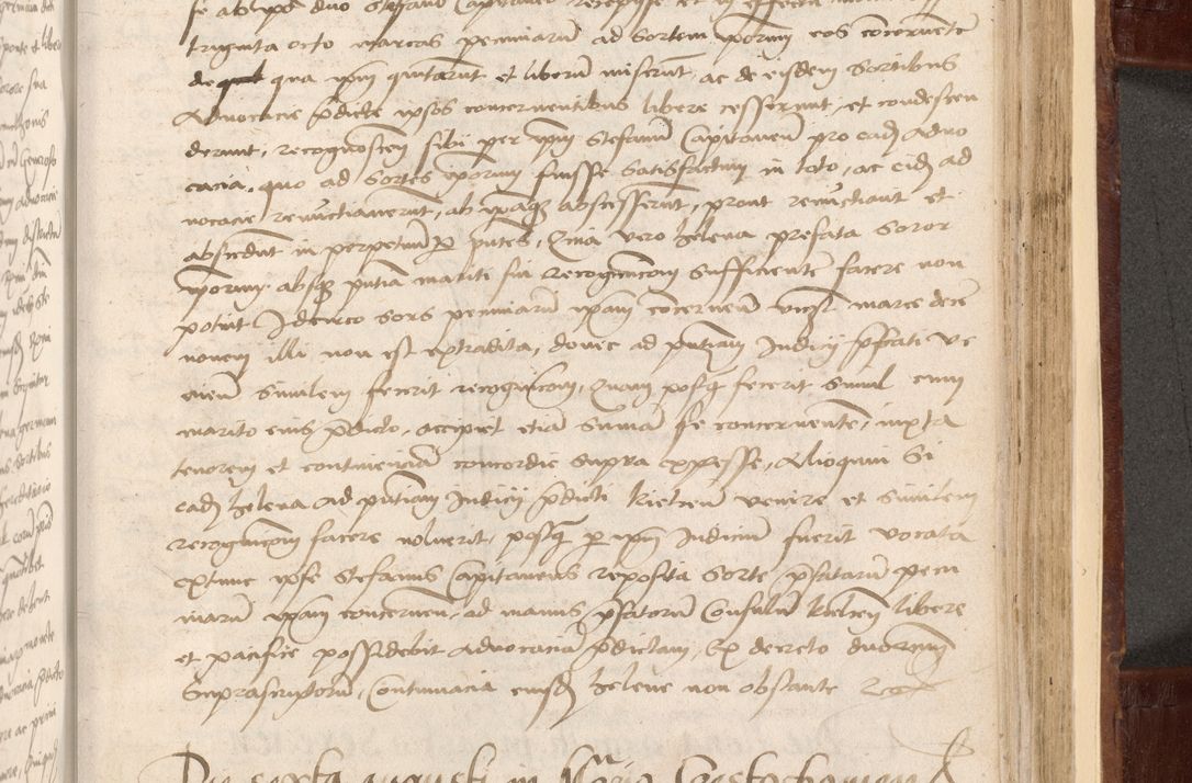 Zdjęcie nr 453 dla obiektu archiwalnego: Volumen I-um actorum coram R. D. Petro Tomicki, episcopo Cracoviensi et Regni Poloniae Vicecancellario, annoru 1524 a mense Aprili, 1525, 1526, 1527, 1528 et 1529 inclusive, quoeum indicem ad finem eiusdem voluminis videre licet.