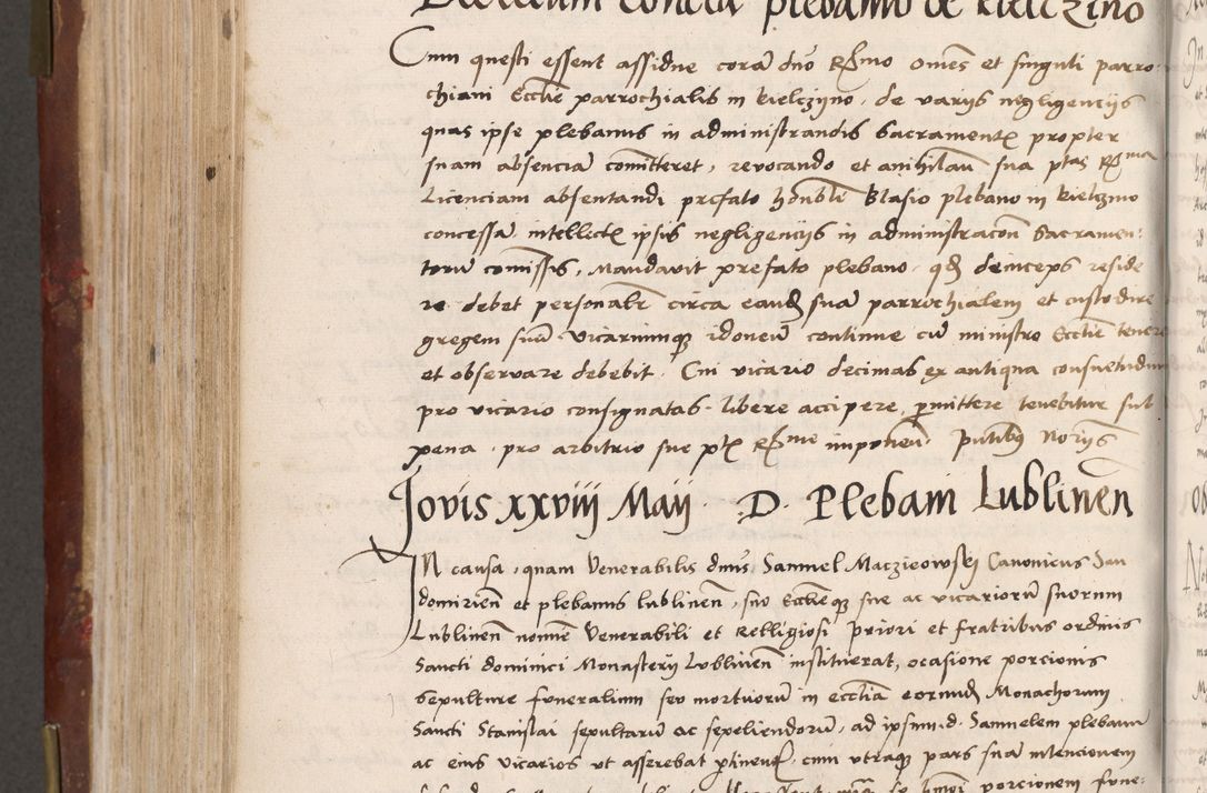 Zdjęcie nr 434 dla obiektu archiwalnego: Volumen I-um actorum coram R. D. Petro Tomicki, episcopo Cracoviensi et Regni Poloniae Vicecancellario, annoru 1524 a mense Aprili, 1525, 1526, 1527, 1528 et 1529 inclusive, quoeum indicem ad finem eiusdem voluminis videre licet.