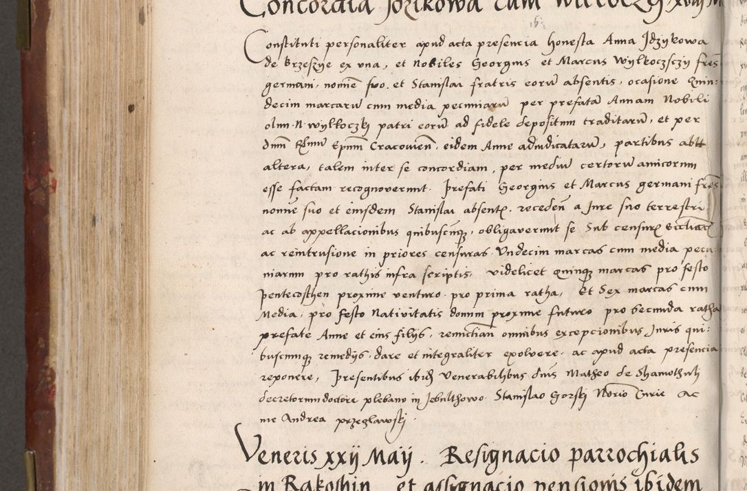 Zdjęcie nr 428 dla obiektu archiwalnego: Volumen I-um actorum coram R. D. Petro Tomicki, episcopo Cracoviensi et Regni Poloniae Vicecancellario, annoru 1524 a mense Aprili, 1525, 1526, 1527, 1528 et 1529 inclusive, quoeum indicem ad finem eiusdem voluminis videre licet.