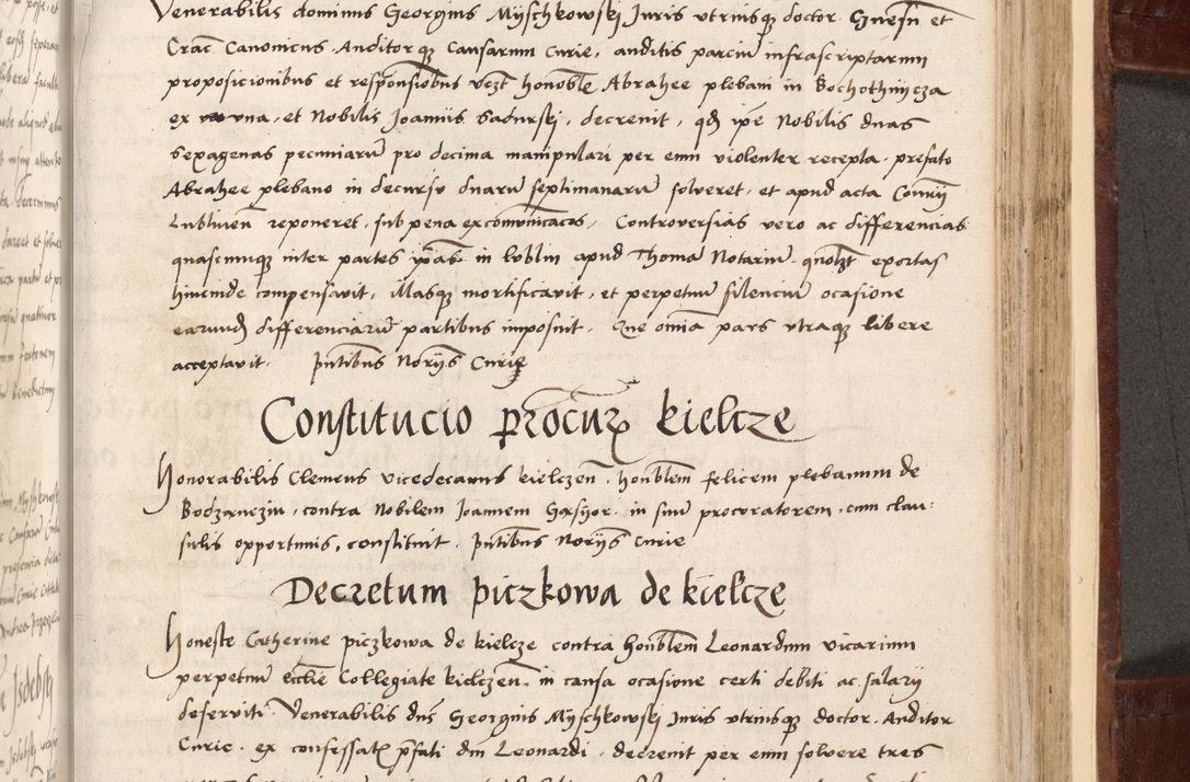 Zdjęcie nr 425 dla obiektu archiwalnego: Volumen I-um actorum coram R. D. Petro Tomicki, episcopo Cracoviensi et Regni Poloniae Vicecancellario, annoru 1524 a mense Aprili, 1525, 1526, 1527, 1528 et 1529 inclusive, quoeum indicem ad finem eiusdem voluminis videre licet.