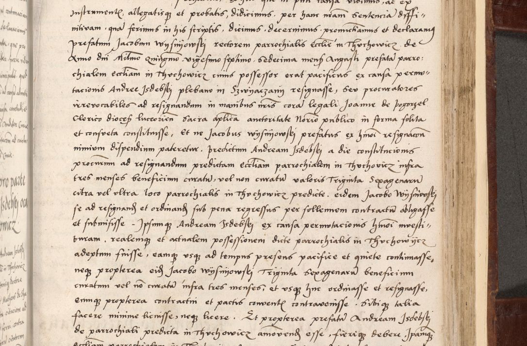 Zdjęcie nr 427 dla obiektu archiwalnego: Volumen I-um actorum coram R. D. Petro Tomicki, episcopo Cracoviensi et Regni Poloniae Vicecancellario, annoru 1524 a mense Aprili, 1525, 1526, 1527, 1528 et 1529 inclusive, quoeum indicem ad finem eiusdem voluminis videre licet.