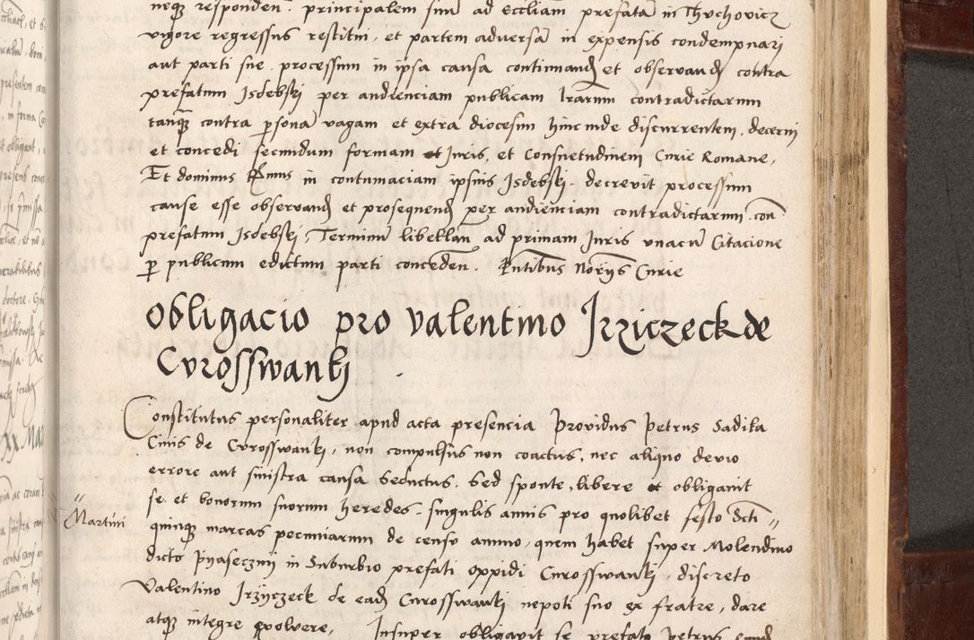 Zdjęcie nr 413 dla obiektu archiwalnego: Volumen I-um actorum coram R. D. Petro Tomicki, episcopo Cracoviensi et Regni Poloniae Vicecancellario, annoru 1524 a mense Aprili, 1525, 1526, 1527, 1528 et 1529 inclusive, quoeum indicem ad finem eiusdem voluminis videre licet.