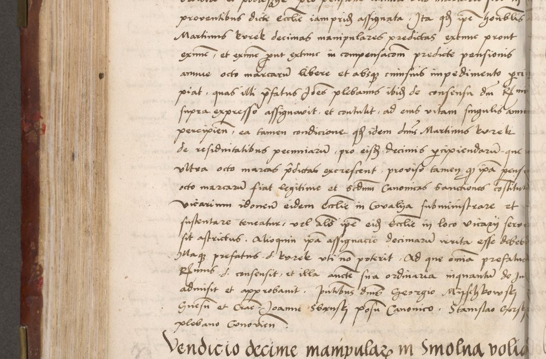Zdjęcie nr 406 dla obiektu archiwalnego: Volumen I-um actorum coram R. D. Petro Tomicki, episcopo Cracoviensi et Regni Poloniae Vicecancellario, annoru 1524 a mense Aprili, 1525, 1526, 1527, 1528 et 1529 inclusive, quoeum indicem ad finem eiusdem voluminis videre licet.