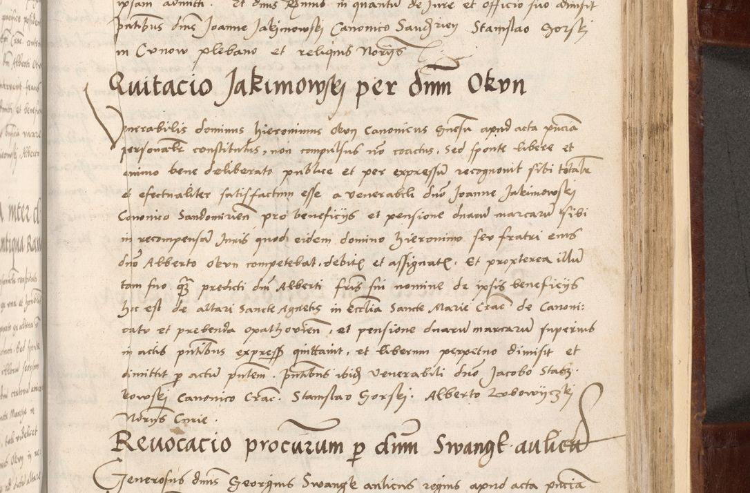 Zdjęcie nr 401 dla obiektu archiwalnego: Volumen I-um actorum coram R. D. Petro Tomicki, episcopo Cracoviensi et Regni Poloniae Vicecancellario, annoru 1524 a mense Aprili, 1525, 1526, 1527, 1528 et 1529 inclusive, quoeum indicem ad finem eiusdem voluminis videre licet.