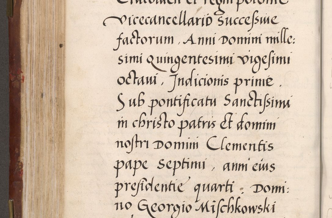 Zdjęcie nr 396 dla obiektu archiwalnego: Volumen I-um actorum coram R. D. Petro Tomicki, episcopo Cracoviensi et Regni Poloniae Vicecancellario, annoru 1524 a mense Aprili, 1525, 1526, 1527, 1528 et 1529 inclusive, quoeum indicem ad finem eiusdem voluminis videre licet.