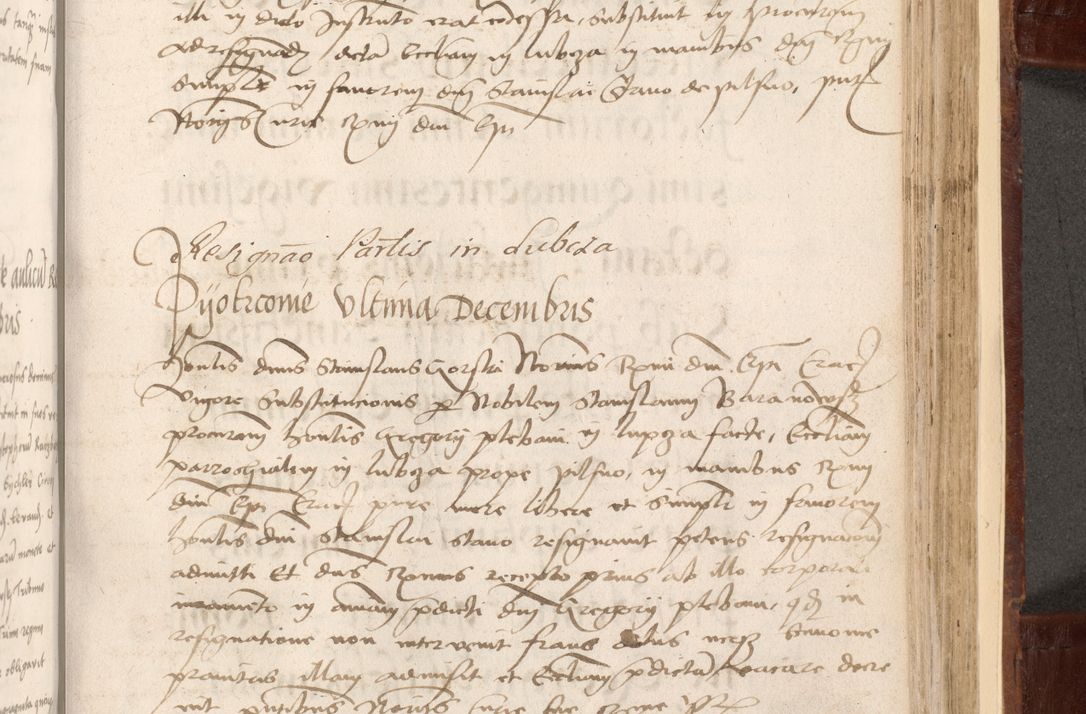 Zdjęcie nr 395 dla obiektu archiwalnego: Volumen I-um actorum coram R. D. Petro Tomicki, episcopo Cracoviensi et Regni Poloniae Vicecancellario, annoru 1524 a mense Aprili, 1525, 1526, 1527, 1528 et 1529 inclusive, quoeum indicem ad finem eiusdem voluminis videre licet.