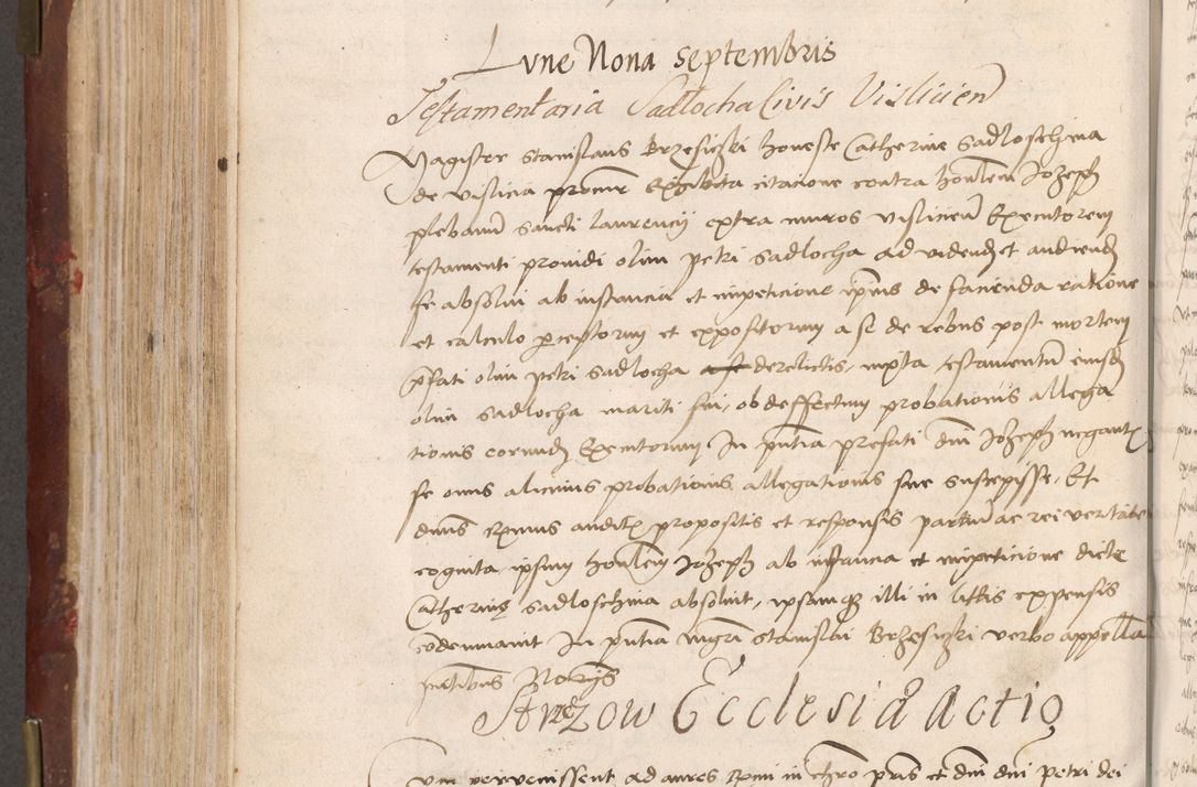 Zdjęcie nr 378 dla obiektu archiwalnego: Volumen I-um actorum coram R. D. Petro Tomicki, episcopo Cracoviensi et Regni Poloniae Vicecancellario, annoru 1524 a mense Aprili, 1525, 1526, 1527, 1528 et 1529 inclusive, quoeum indicem ad finem eiusdem voluminis videre licet.