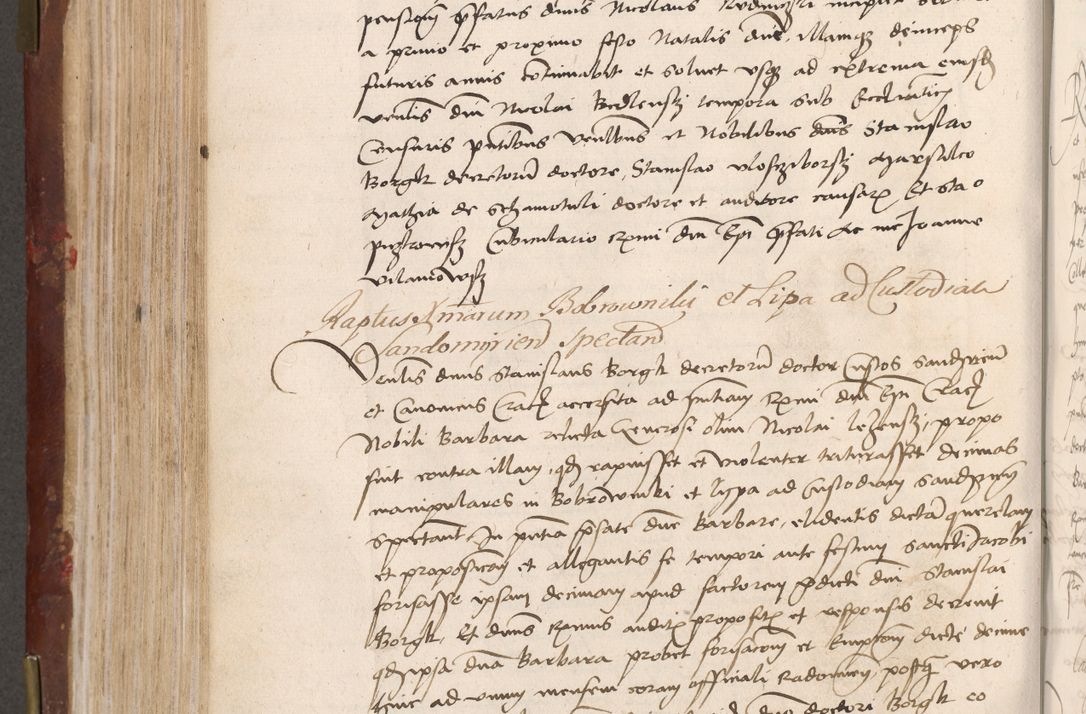 Zdjęcie nr 374 dla obiektu archiwalnego: Volumen I-um actorum coram R. D. Petro Tomicki, episcopo Cracoviensi et Regni Poloniae Vicecancellario, annoru 1524 a mense Aprili, 1525, 1526, 1527, 1528 et 1529 inclusive, quoeum indicem ad finem eiusdem voluminis videre licet.