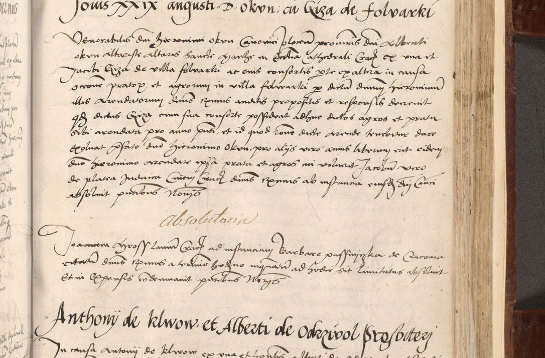 Zdjęcie nr 371 dla obiektu archiwalnego: Volumen I-um actorum coram R. D. Petro Tomicki, episcopo Cracoviensi et Regni Poloniae Vicecancellario, annoru 1524 a mense Aprili, 1525, 1526, 1527, 1528 et 1529 inclusive, quoeum indicem ad finem eiusdem voluminis videre licet.