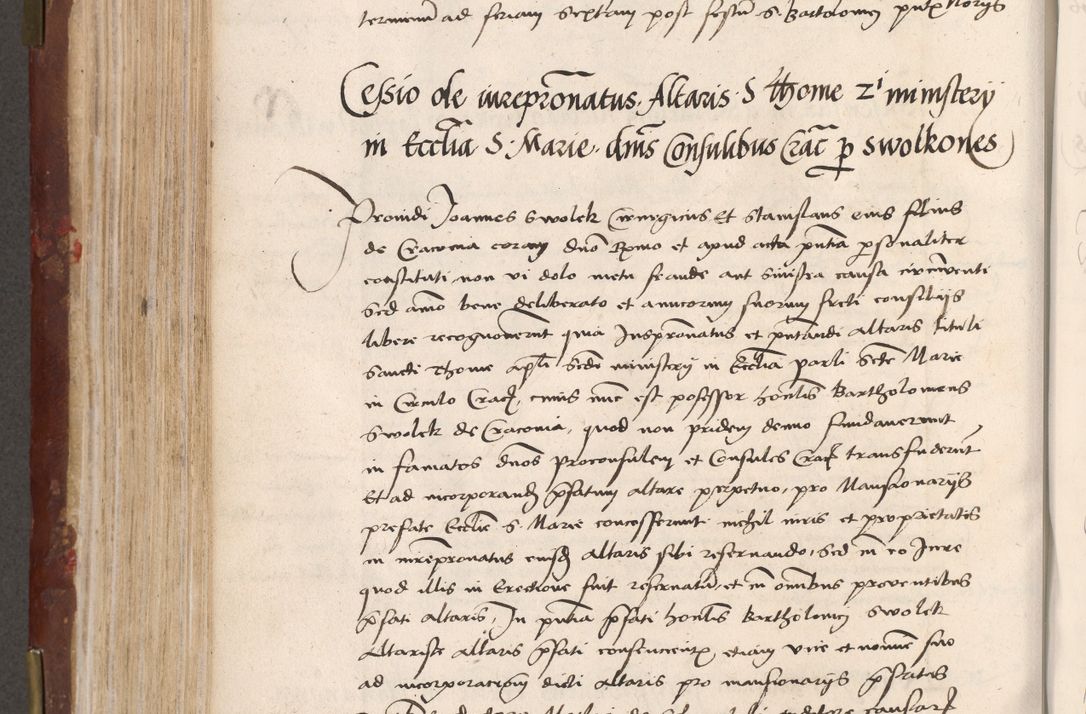 Zdjęcie nr 366 dla obiektu archiwalnego: Volumen I-um actorum coram R. D. Petro Tomicki, episcopo Cracoviensi et Regni Poloniae Vicecancellario, annoru 1524 a mense Aprili, 1525, 1526, 1527, 1528 et 1529 inclusive, quoeum indicem ad finem eiusdem voluminis videre licet.