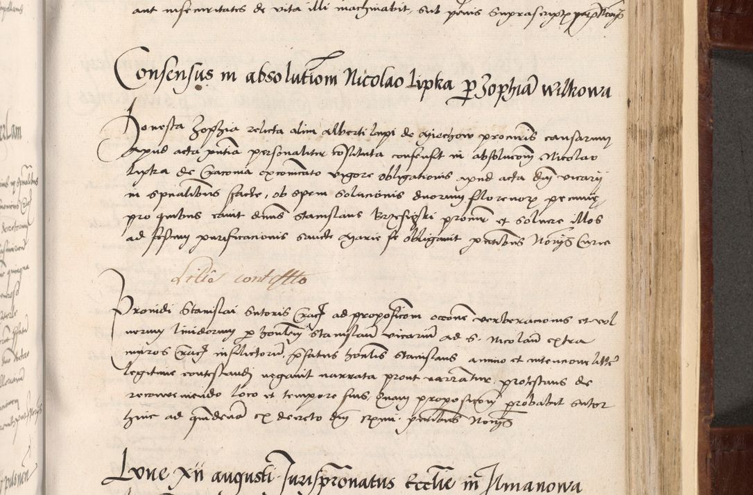 Zdjęcie nr 365 dla obiektu archiwalnego: Volumen I-um actorum coram R. D. Petro Tomicki, episcopo Cracoviensi et Regni Poloniae Vicecancellario, annoru 1524 a mense Aprili, 1525, 1526, 1527, 1528 et 1529 inclusive, quoeum indicem ad finem eiusdem voluminis videre licet.