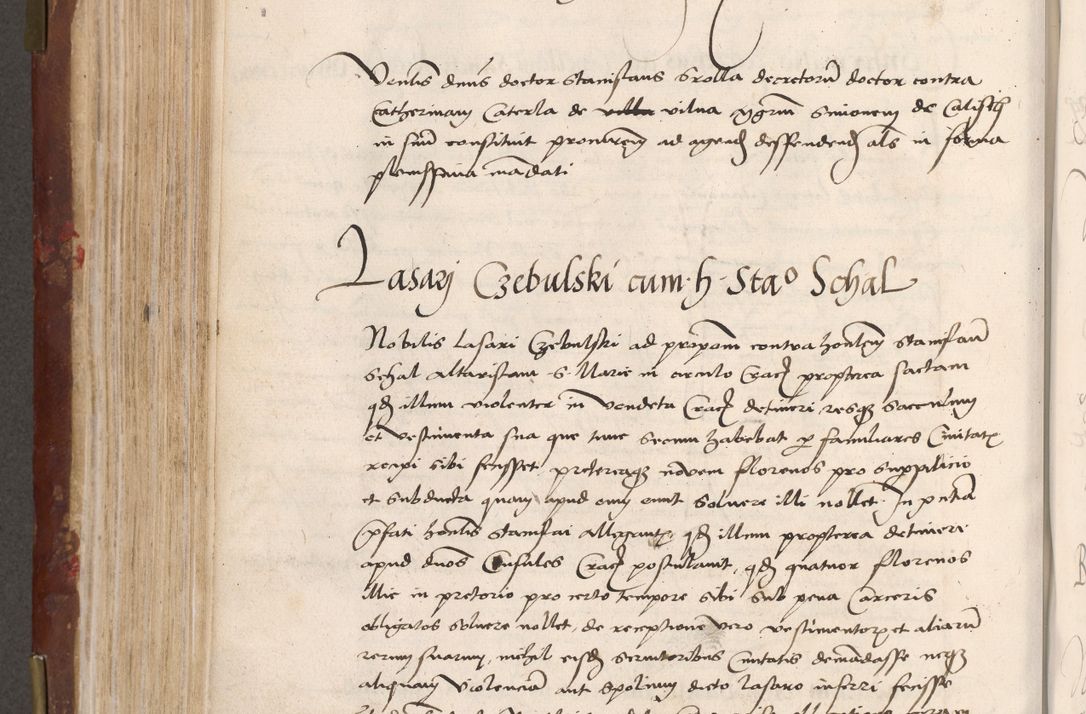 Zdjęcie nr 360 dla obiektu archiwalnego: Volumen I-um actorum coram R. D. Petro Tomicki, episcopo Cracoviensi et Regni Poloniae Vicecancellario, annoru 1524 a mense Aprili, 1525, 1526, 1527, 1528 et 1529 inclusive, quoeum indicem ad finem eiusdem voluminis videre licet.