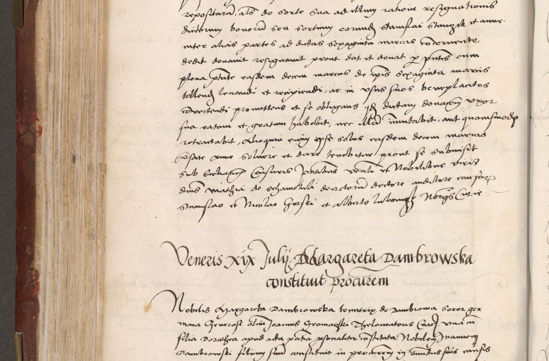Zdjęcie nr 358 dla obiektu archiwalnego: Volumen I-um actorum coram R. D. Petro Tomicki, episcopo Cracoviensi et Regni Poloniae Vicecancellario, annoru 1524 a mense Aprili, 1525, 1526, 1527, 1528 et 1529 inclusive, quoeum indicem ad finem eiusdem voluminis videre licet.