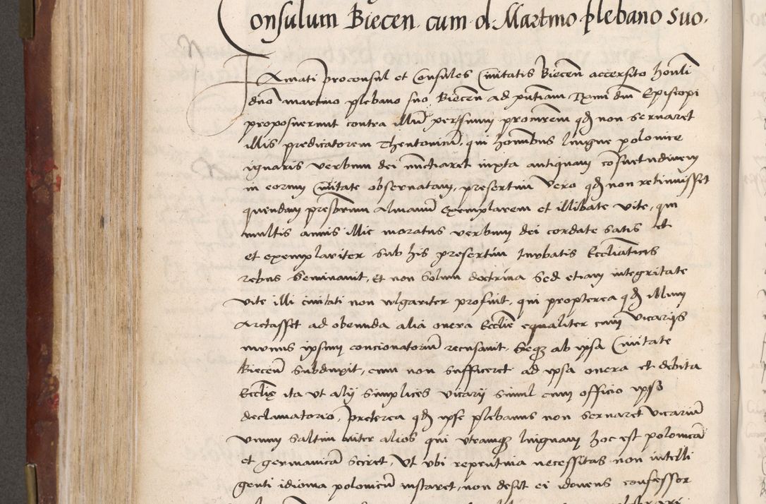 Zdjęcie nr 348 dla obiektu archiwalnego: Volumen I-um actorum coram R. D. Petro Tomicki, episcopo Cracoviensi et Regni Poloniae Vicecancellario, annoru 1524 a mense Aprili, 1525, 1526, 1527, 1528 et 1529 inclusive, quoeum indicem ad finem eiusdem voluminis videre licet.