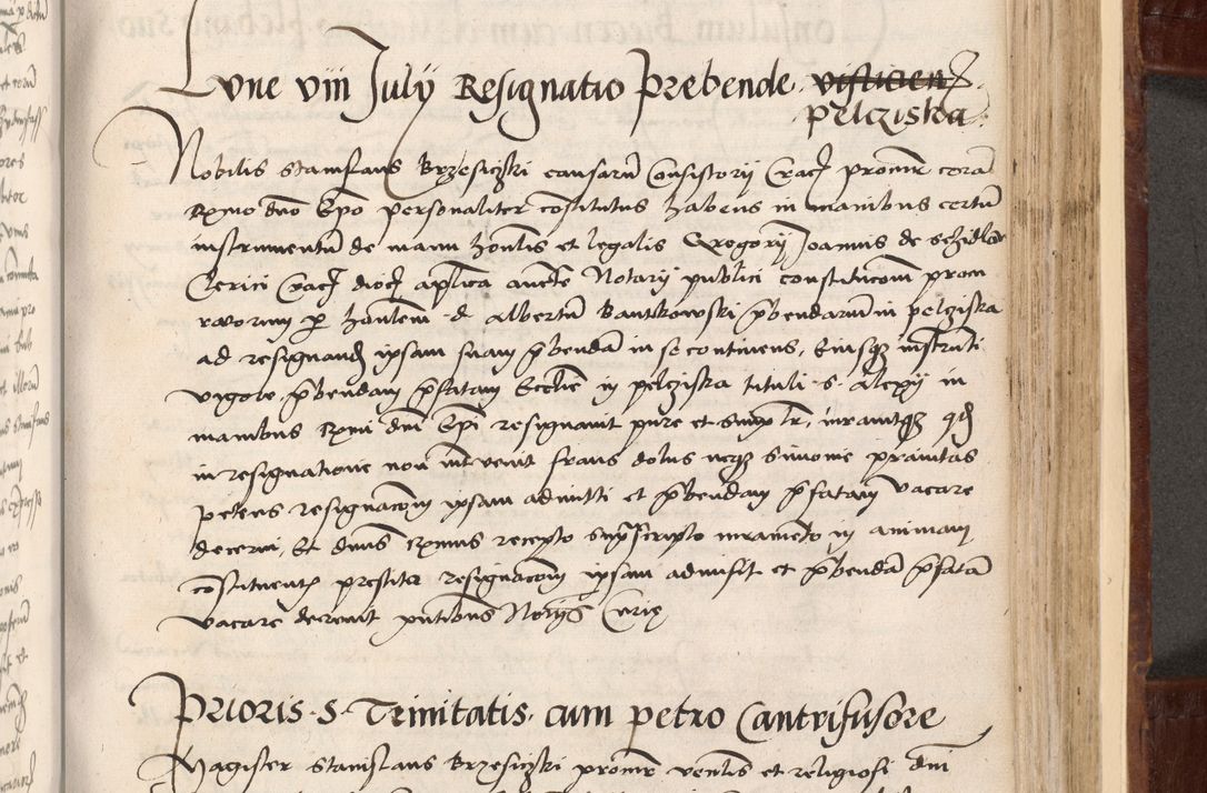 Zdjęcie nr 347 dla obiektu archiwalnego: Volumen I-um actorum coram R. D. Petro Tomicki, episcopo Cracoviensi et Regni Poloniae Vicecancellario, annoru 1524 a mense Aprili, 1525, 1526, 1527, 1528 et 1529 inclusive, quoeum indicem ad finem eiusdem voluminis videre licet.