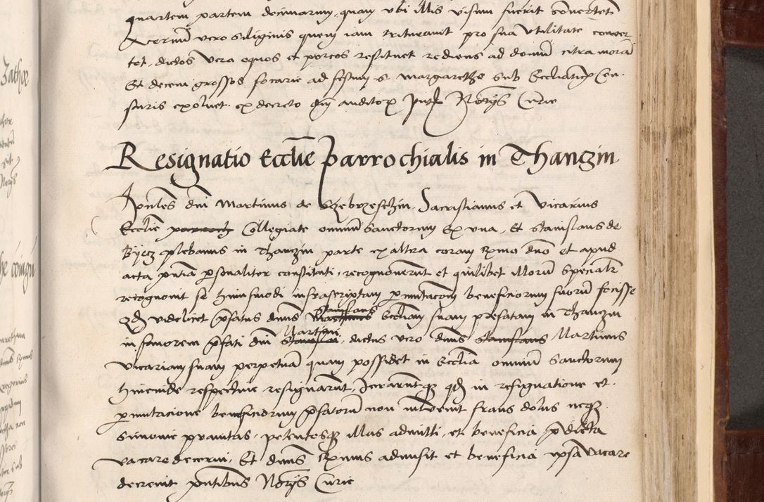 Zdjęcie nr 345 dla obiektu archiwalnego: Volumen I-um actorum coram R. D. Petro Tomicki, episcopo Cracoviensi et Regni Poloniae Vicecancellario, annoru 1524 a mense Aprili, 1525, 1526, 1527, 1528 et 1529 inclusive, quoeum indicem ad finem eiusdem voluminis videre licet.
