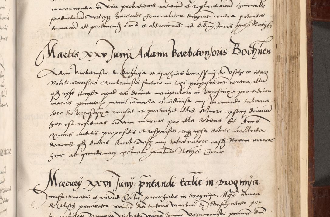 Zdjęcie nr 343 dla obiektu archiwalnego: Volumen I-um actorum coram R. D. Petro Tomicki, episcopo Cracoviensi et Regni Poloniae Vicecancellario, annoru 1524 a mense Aprili, 1525, 1526, 1527, 1528 et 1529 inclusive, quoeum indicem ad finem eiusdem voluminis videre licet.