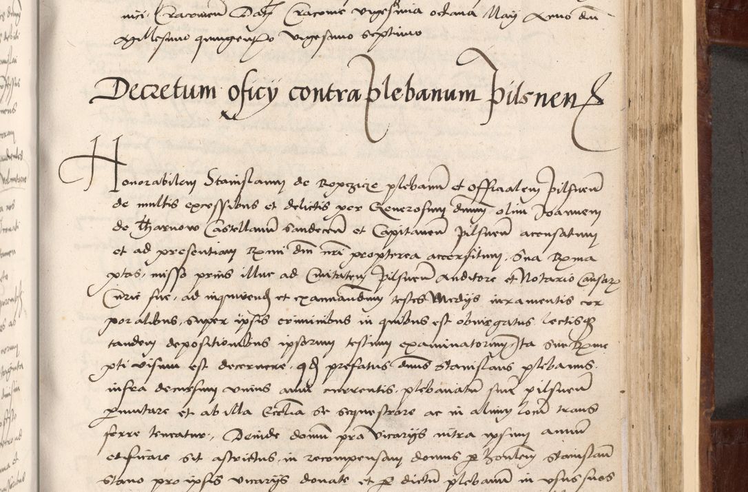 Zdjęcie nr 339 dla obiektu archiwalnego: Volumen I-um actorum coram R. D. Petro Tomicki, episcopo Cracoviensi et Regni Poloniae Vicecancellario, annoru 1524 a mense Aprili, 1525, 1526, 1527, 1528 et 1529 inclusive, quoeum indicem ad finem eiusdem voluminis videre licet.
