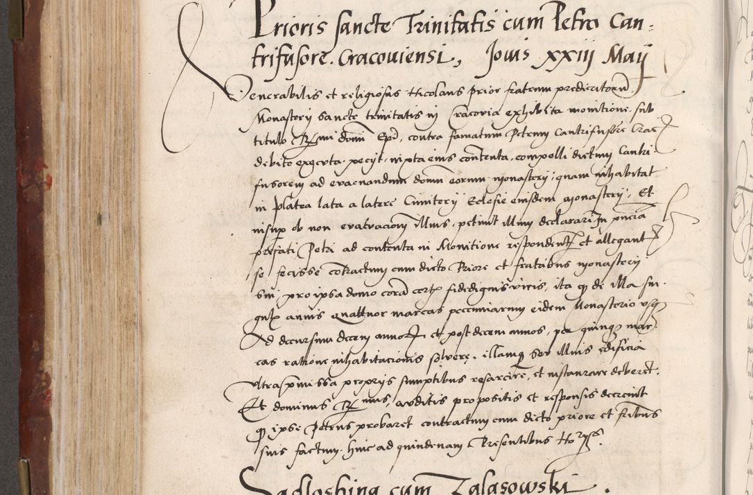 Zdjęcie nr 326 dla obiektu archiwalnego: Volumen I-um actorum coram R. D. Petro Tomicki, episcopo Cracoviensi et Regni Poloniae Vicecancellario, annoru 1524 a mense Aprili, 1525, 1526, 1527, 1528 et 1529 inclusive, quoeum indicem ad finem eiusdem voluminis videre licet.