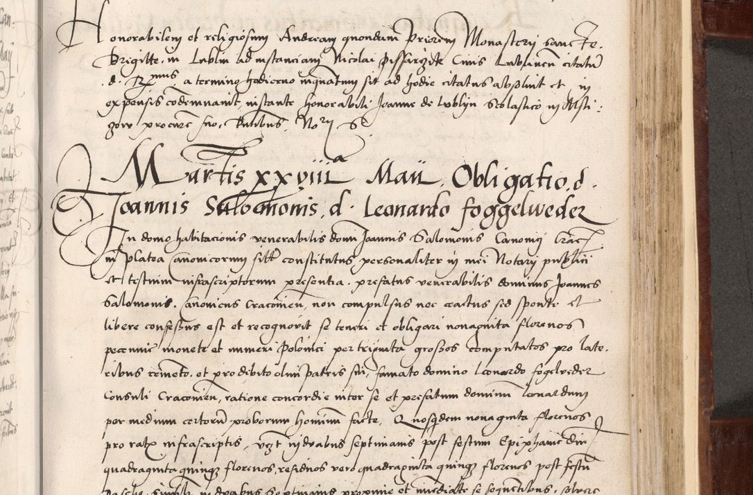 Zdjęcie nr 327 dla obiektu archiwalnego: Volumen I-um actorum coram R. D. Petro Tomicki, episcopo Cracoviensi et Regni Poloniae Vicecancellario, annoru 1524 a mense Aprili, 1525, 1526, 1527, 1528 et 1529 inclusive, quoeum indicem ad finem eiusdem voluminis videre licet.