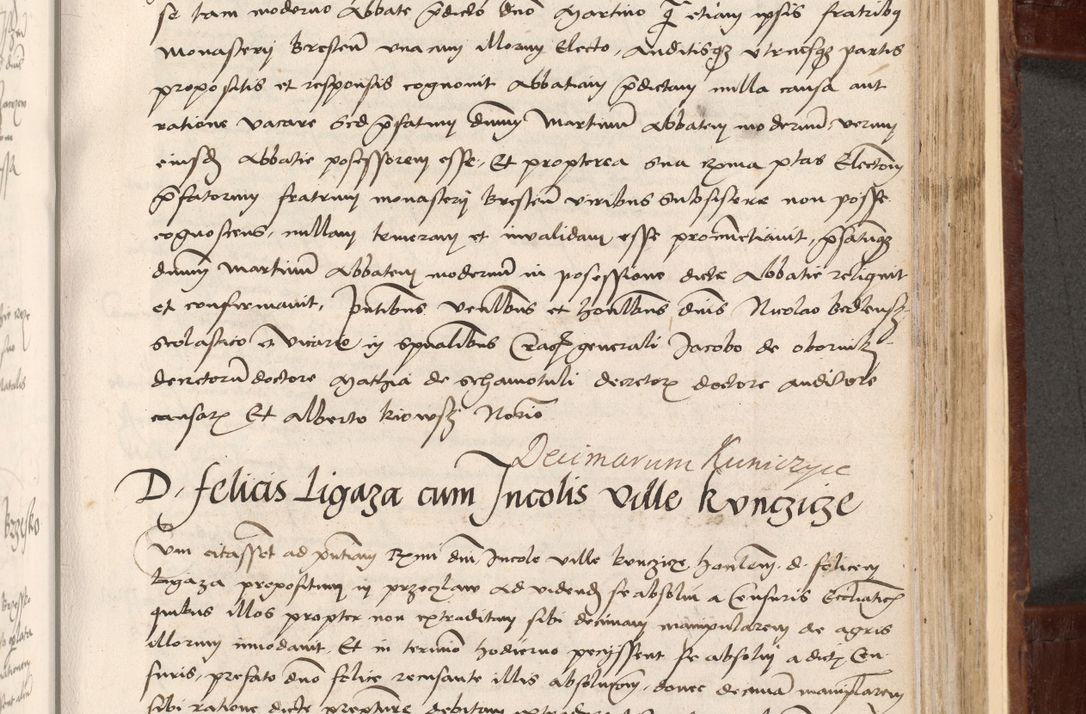Zdjęcie nr 317 dla obiektu archiwalnego: Volumen I-um actorum coram R. D. Petro Tomicki, episcopo Cracoviensi et Regni Poloniae Vicecancellario, annoru 1524 a mense Aprili, 1525, 1526, 1527, 1528 et 1529 inclusive, quoeum indicem ad finem eiusdem voluminis videre licet.