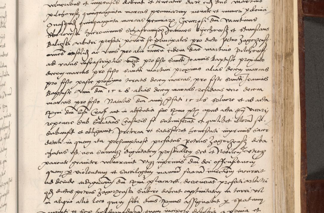 Zdjęcie nr 319 dla obiektu archiwalnego: Volumen I-um actorum coram R. D. Petro Tomicki, episcopo Cracoviensi et Regni Poloniae Vicecancellario, annoru 1524 a mense Aprili, 1525, 1526, 1527, 1528 et 1529 inclusive, quoeum indicem ad finem eiusdem voluminis videre licet.