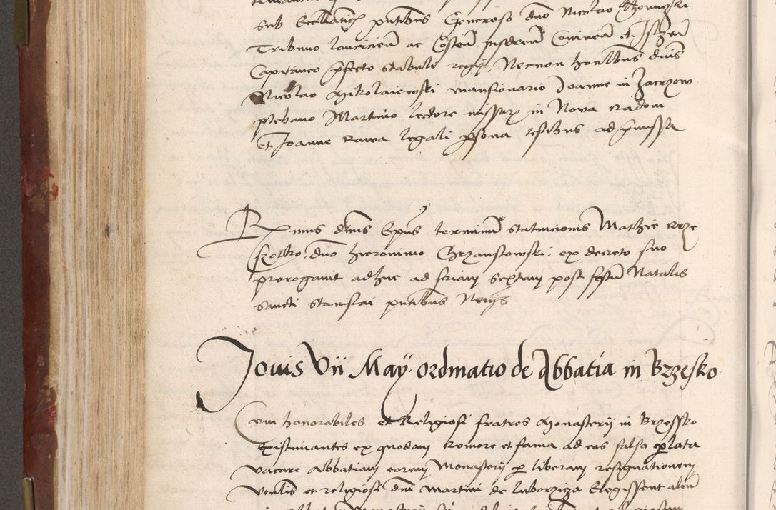 Zdjęcie nr 316 dla obiektu archiwalnego: Volumen I-um actorum coram R. D. Petro Tomicki, episcopo Cracoviensi et Regni Poloniae Vicecancellario, annoru 1524 a mense Aprili, 1525, 1526, 1527, 1528 et 1529 inclusive, quoeum indicem ad finem eiusdem voluminis videre licet.