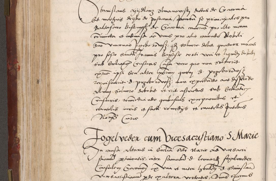 Zdjęcie nr 310 dla obiektu archiwalnego: Volumen I-um actorum coram R. D. Petro Tomicki, episcopo Cracoviensi et Regni Poloniae Vicecancellario, annoru 1524 a mense Aprili, 1525, 1526, 1527, 1528 et 1529 inclusive, quoeum indicem ad finem eiusdem voluminis videre licet.
