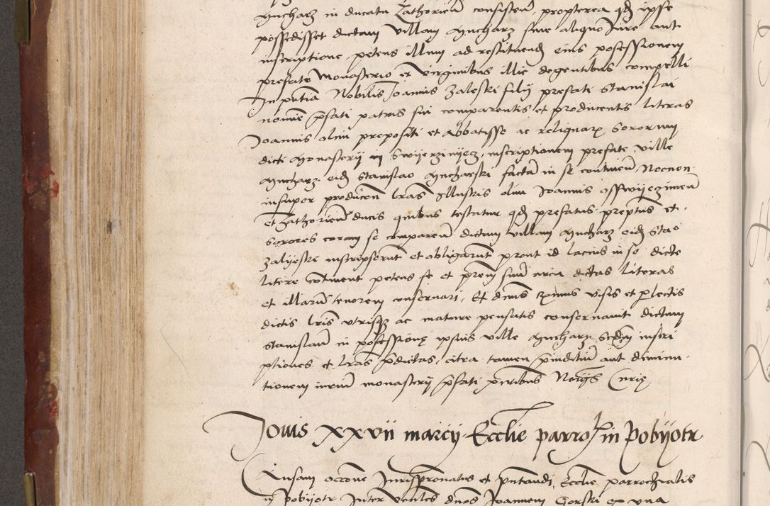 Zdjęcie nr 300 dla obiektu archiwalnego: Volumen I-um actorum coram R. D. Petro Tomicki, episcopo Cracoviensi et Regni Poloniae Vicecancellario, annoru 1524 a mense Aprili, 1525, 1526, 1527, 1528 et 1529 inclusive, quoeum indicem ad finem eiusdem voluminis videre licet.