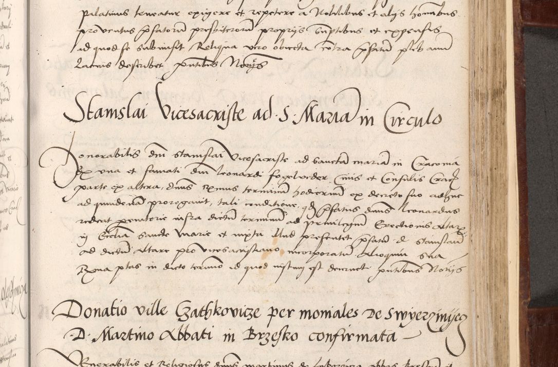 Zdjęcie nr 295 dla obiektu archiwalnego: Volumen I-um actorum coram R. D. Petro Tomicki, episcopo Cracoviensi et Regni Poloniae Vicecancellario, annoru 1524 a mense Aprili, 1525, 1526, 1527, 1528 et 1529 inclusive, quoeum indicem ad finem eiusdem voluminis videre licet.