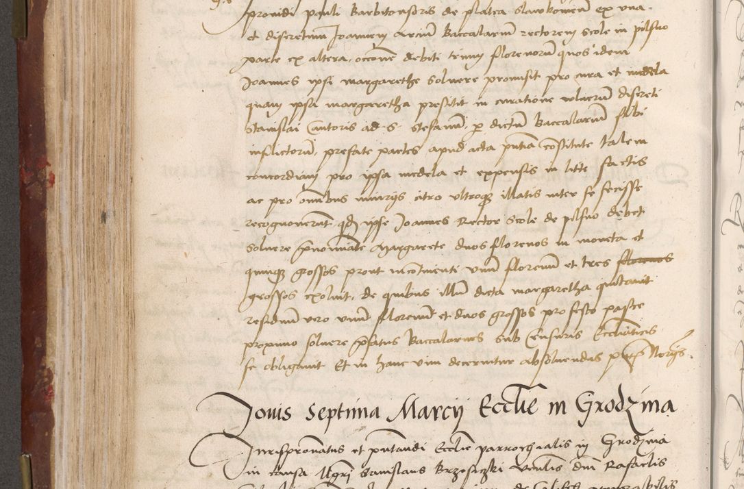 Zdjęcie nr 290 dla obiektu archiwalnego: Volumen I-um actorum coram R. D. Petro Tomicki, episcopo Cracoviensi et Regni Poloniae Vicecancellario, annoru 1524 a mense Aprili, 1525, 1526, 1527, 1528 et 1529 inclusive, quoeum indicem ad finem eiusdem voluminis videre licet.