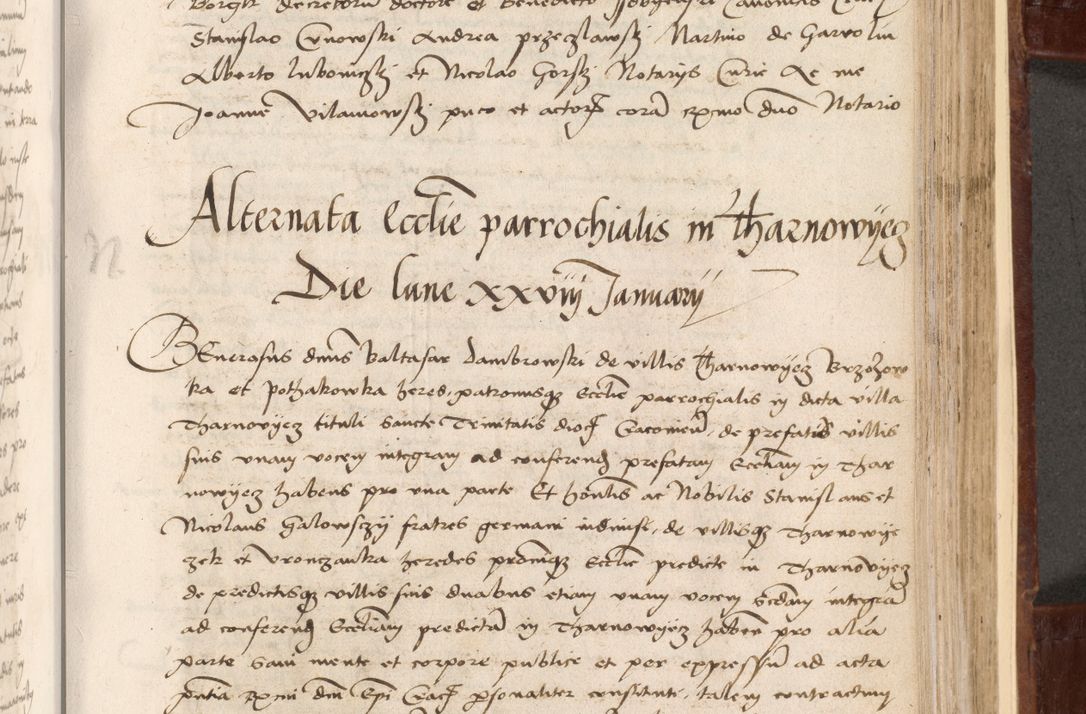 Zdjęcie nr 277 dla obiektu archiwalnego: Volumen I-um actorum coram R. D. Petro Tomicki, episcopo Cracoviensi et Regni Poloniae Vicecancellario, annoru 1524 a mense Aprili, 1525, 1526, 1527, 1528 et 1529 inclusive, quoeum indicem ad finem eiusdem voluminis videre licet.