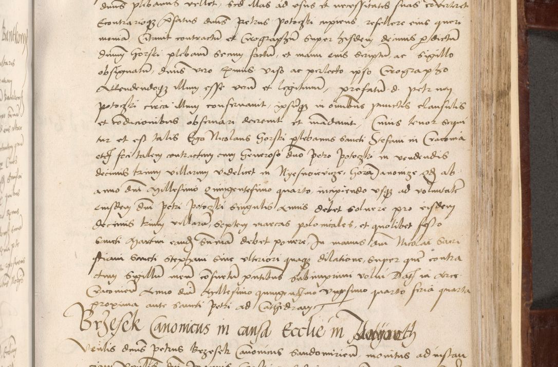 Zdjęcie nr 257 dla obiektu archiwalnego: Volumen I-um actorum coram R. D. Petro Tomicki, episcopo Cracoviensi et Regni Poloniae Vicecancellario, annoru 1524 a mense Aprili, 1525, 1526, 1527, 1528 et 1529 inclusive, quoeum indicem ad finem eiusdem voluminis videre licet.