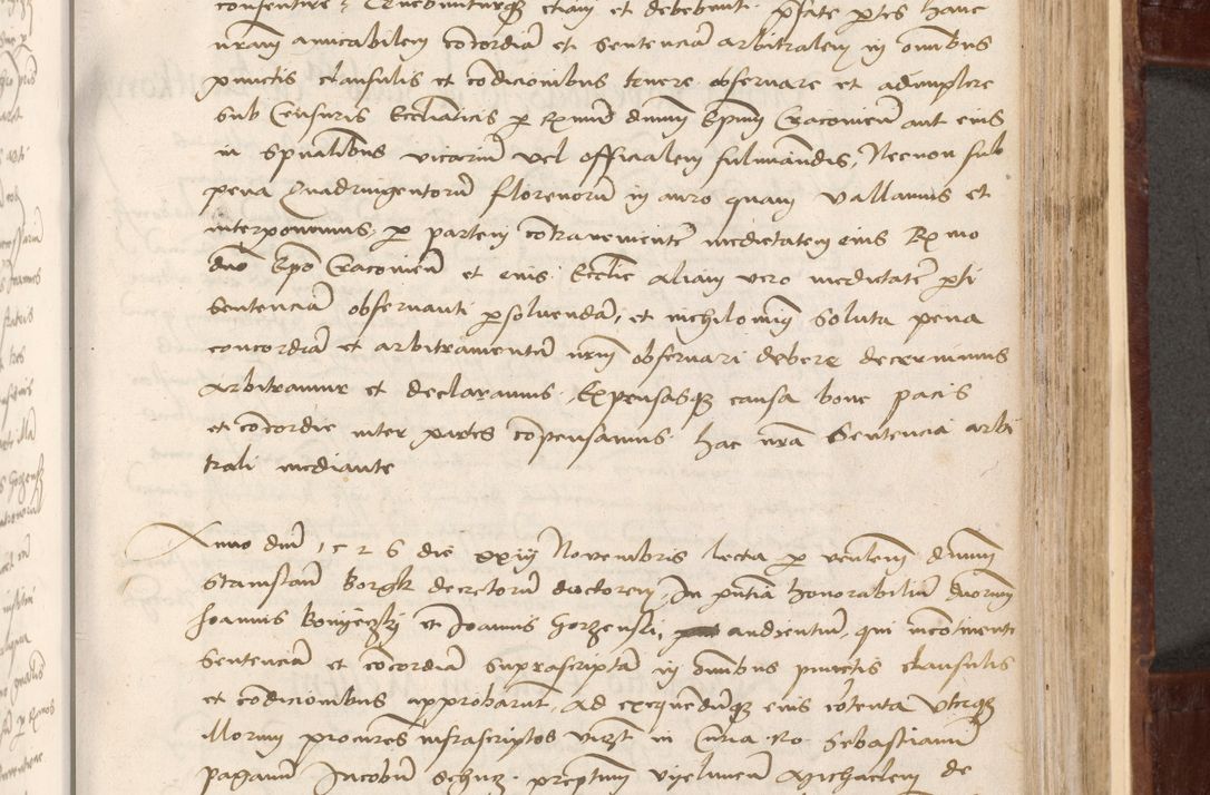 Zdjęcie nr 255 dla obiektu archiwalnego: Volumen I-um actorum coram R. D. Petro Tomicki, episcopo Cracoviensi et Regni Poloniae Vicecancellario, annoru 1524 a mense Aprili, 1525, 1526, 1527, 1528 et 1529 inclusive, quoeum indicem ad finem eiusdem voluminis videre licet.