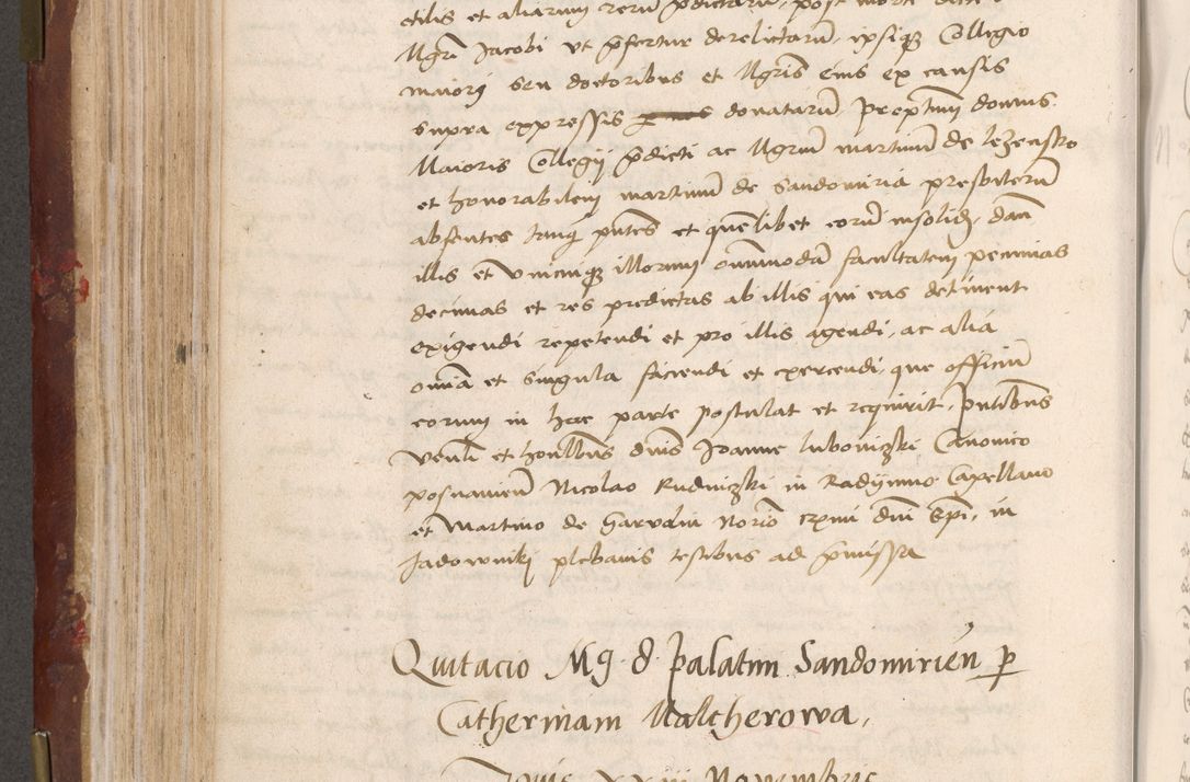 Zdjęcie nr 250 dla obiektu archiwalnego: Volumen I-um actorum coram R. D. Petro Tomicki, episcopo Cracoviensi et Regni Poloniae Vicecancellario, annoru 1524 a mense Aprili, 1525, 1526, 1527, 1528 et 1529 inclusive, quoeum indicem ad finem eiusdem voluminis videre licet.