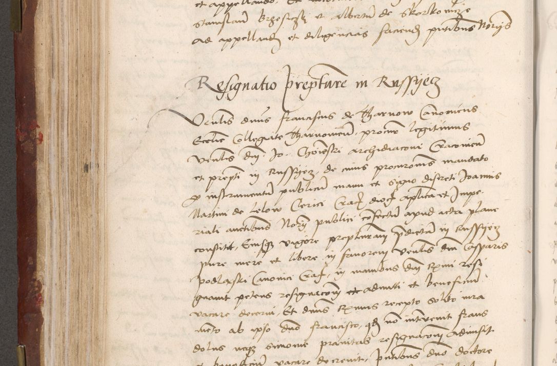 Zdjęcie nr 248 dla obiektu archiwalnego: Volumen I-um actorum coram R. D. Petro Tomicki, episcopo Cracoviensi et Regni Poloniae Vicecancellario, annoru 1524 a mense Aprili, 1525, 1526, 1527, 1528 et 1529 inclusive, quoeum indicem ad finem eiusdem voluminis videre licet.