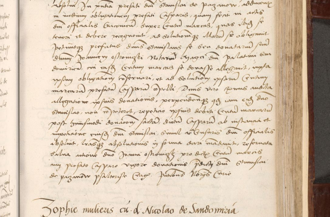 Zdjęcie nr 245 dla obiektu archiwalnego: Volumen I-um actorum coram R. D. Petro Tomicki, episcopo Cracoviensi et Regni Poloniae Vicecancellario, annoru 1524 a mense Aprili, 1525, 1526, 1527, 1528 et 1529 inclusive, quoeum indicem ad finem eiusdem voluminis videre licet.