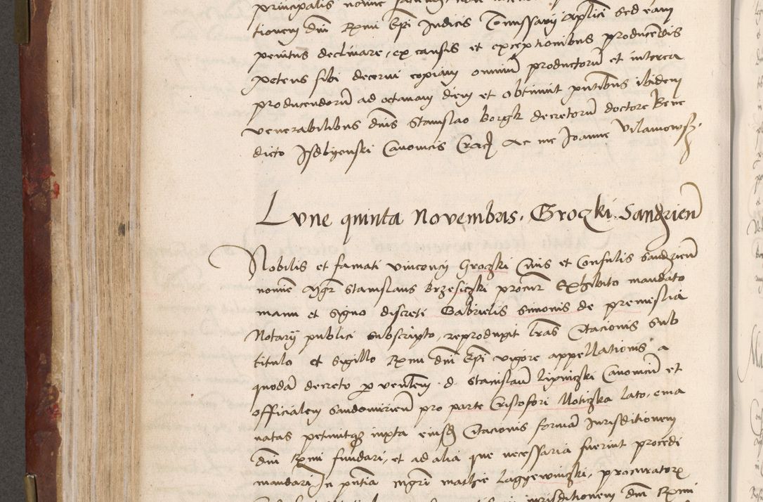 Zdjęcie nr 234 dla obiektu archiwalnego: Volumen I-um actorum coram R. D. Petro Tomicki, episcopo Cracoviensi et Regni Poloniae Vicecancellario, annoru 1524 a mense Aprili, 1525, 1526, 1527, 1528 et 1529 inclusive, quoeum indicem ad finem eiusdem voluminis videre licet.