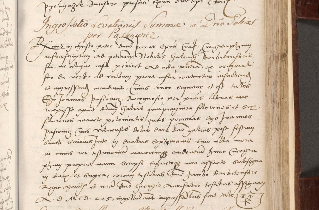 Zdjęcie nr 229 dla obiektu archiwalnego: Volumen I-um actorum coram R. D. Petro Tomicki, episcopo Cracoviensi et Regni Poloniae Vicecancellario, annoru 1524 a mense Aprili, 1525, 1526, 1527, 1528 et 1529 inclusive, quoeum indicem ad finem eiusdem voluminis videre licet.